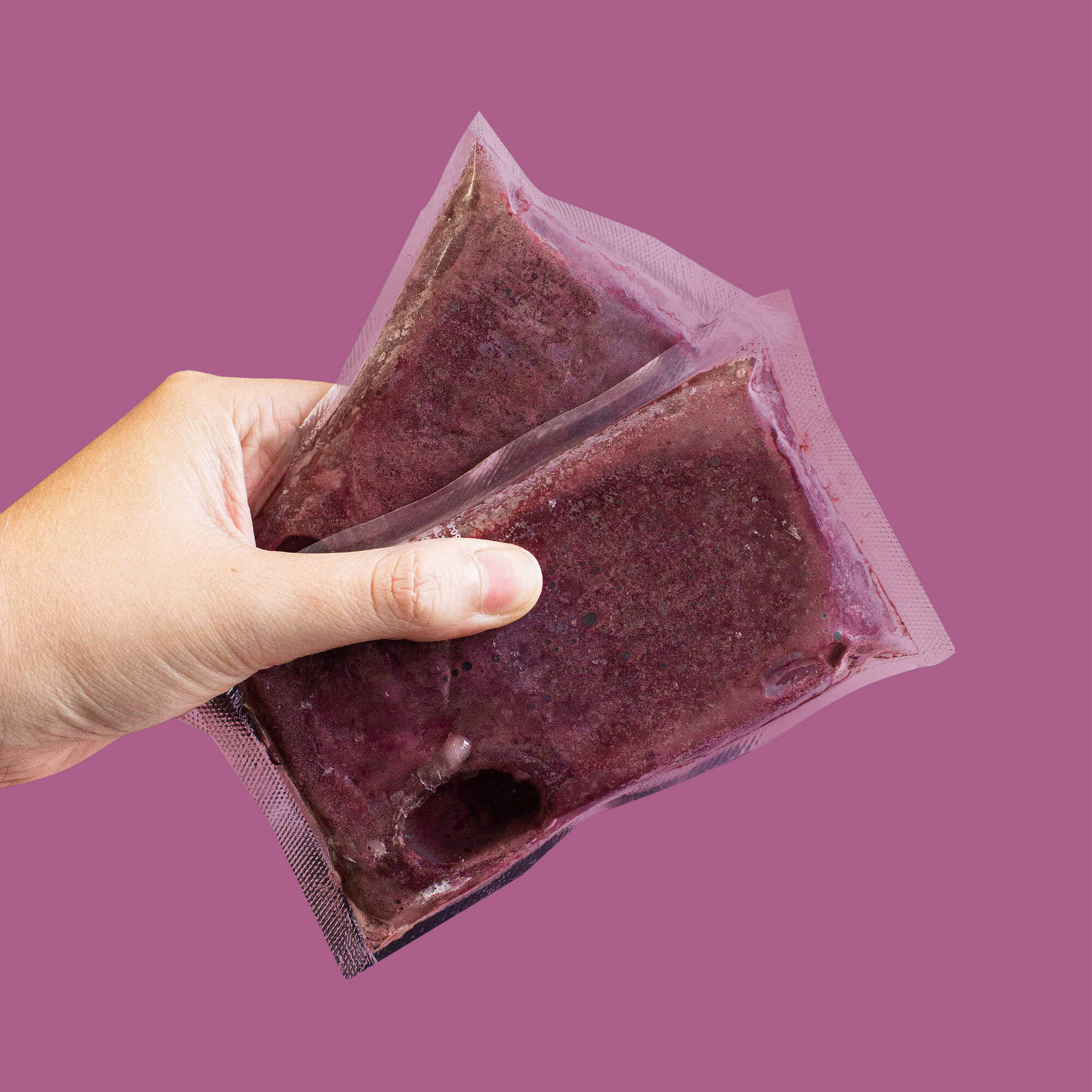 Organic and fair trade acai puree
