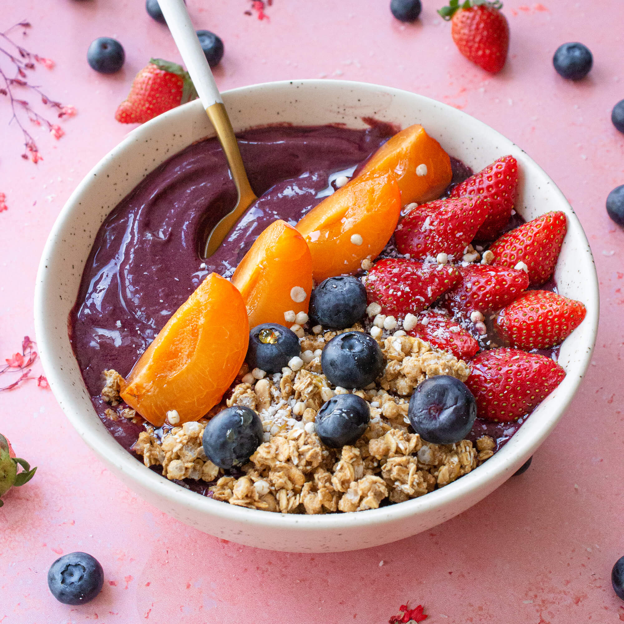 Organic and fair trade acai puree