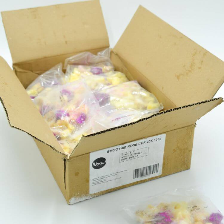 Pink blender smoothie