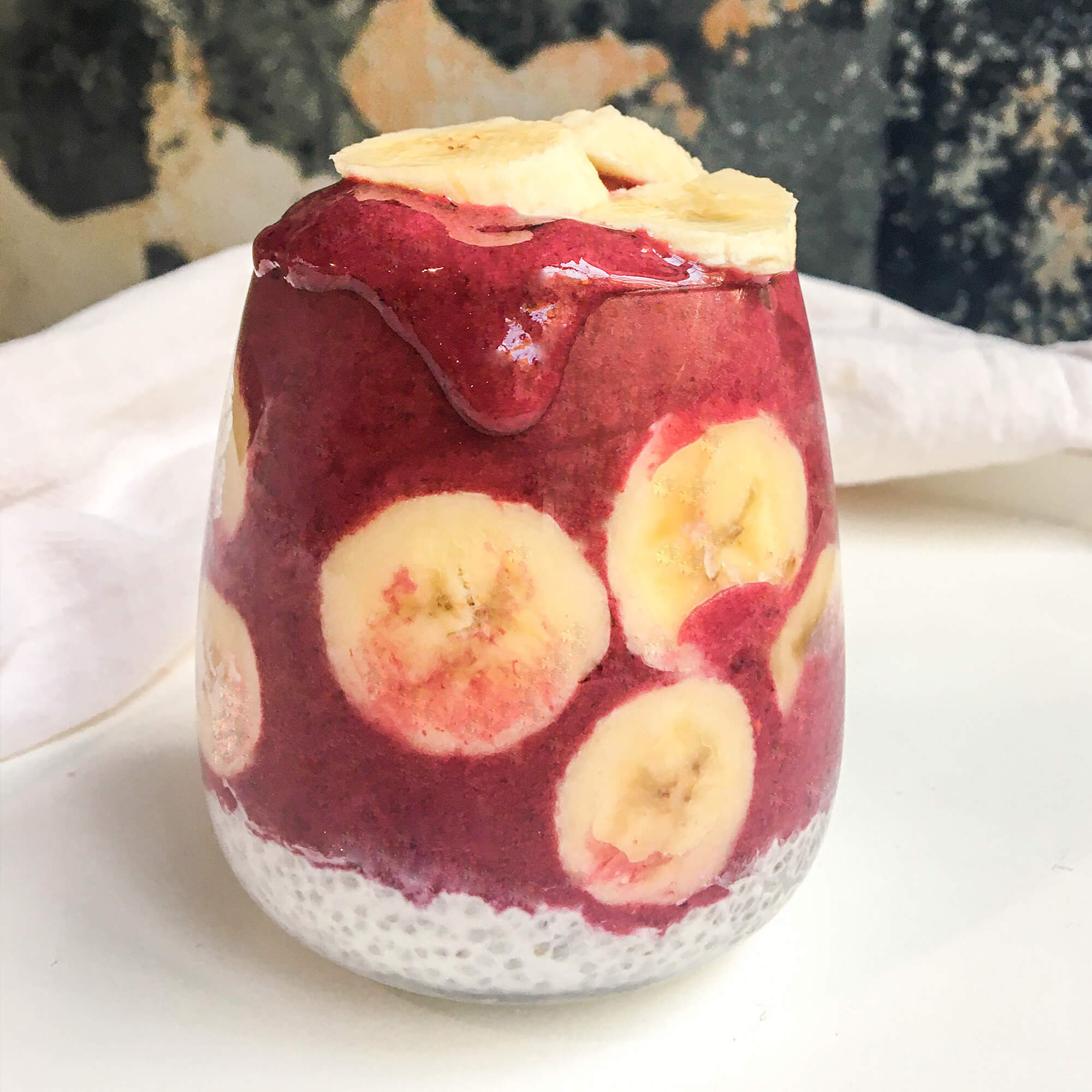 Batido de licuadora roja