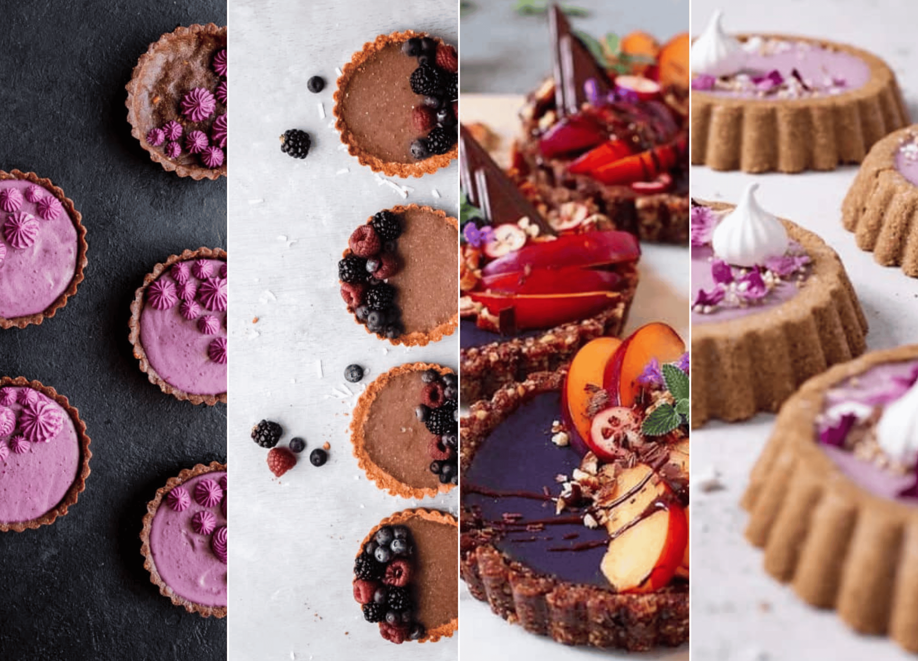 4 recettes de tartes à l'acai