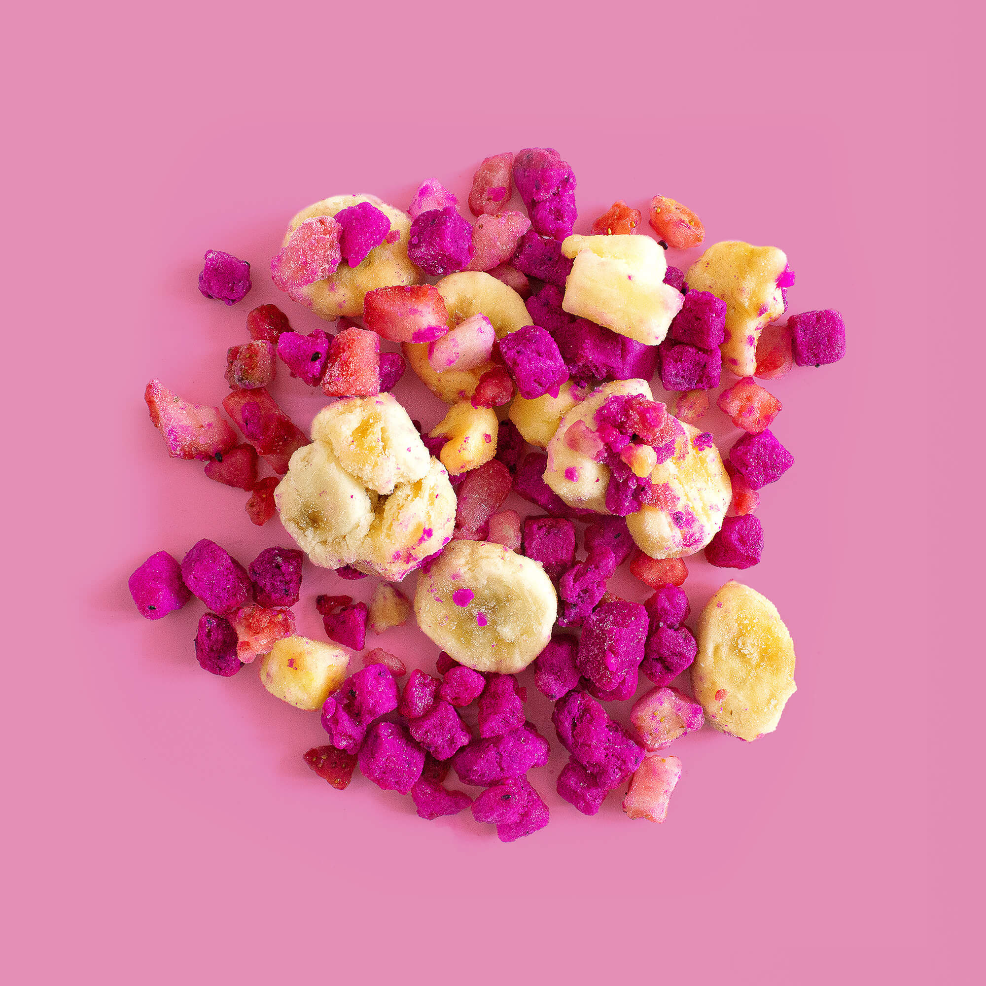 Smoothie à mixer rose