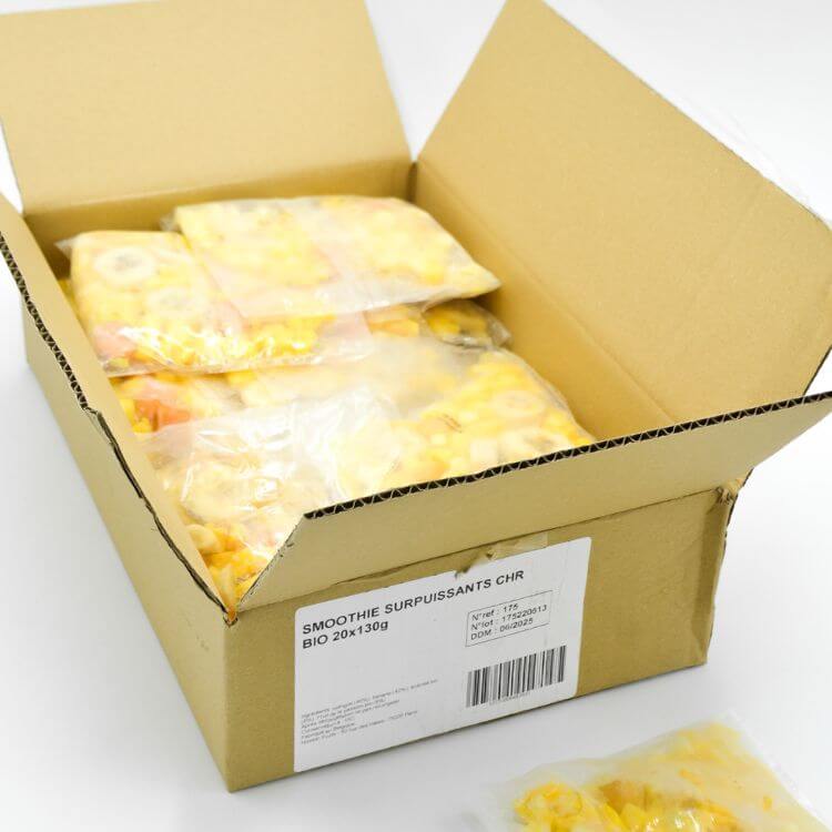 Smoothie à mixer jaune