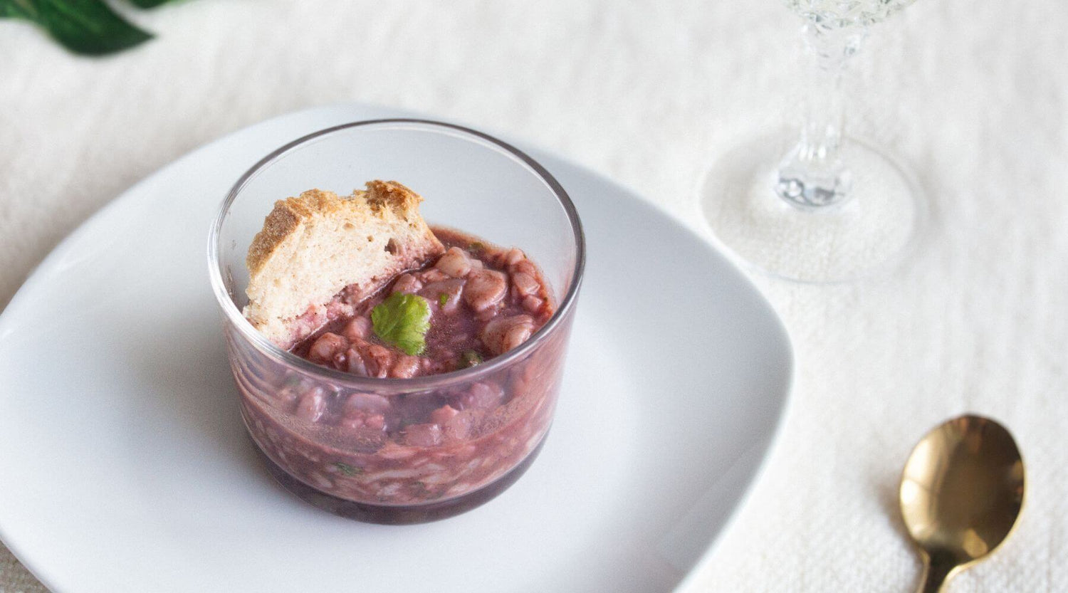 Tartare de Saint-Jacques et acai