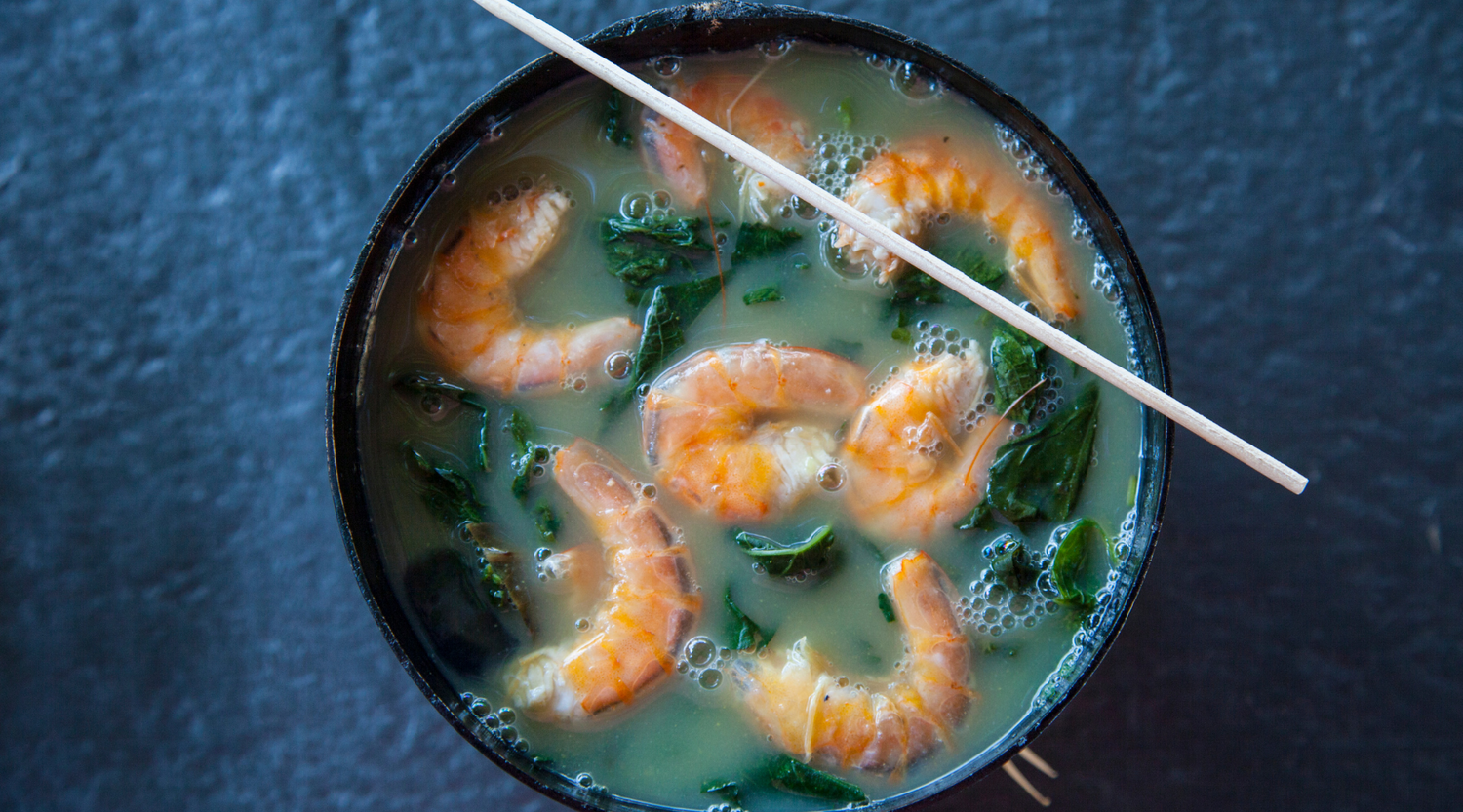 Brazilian tacacá dish