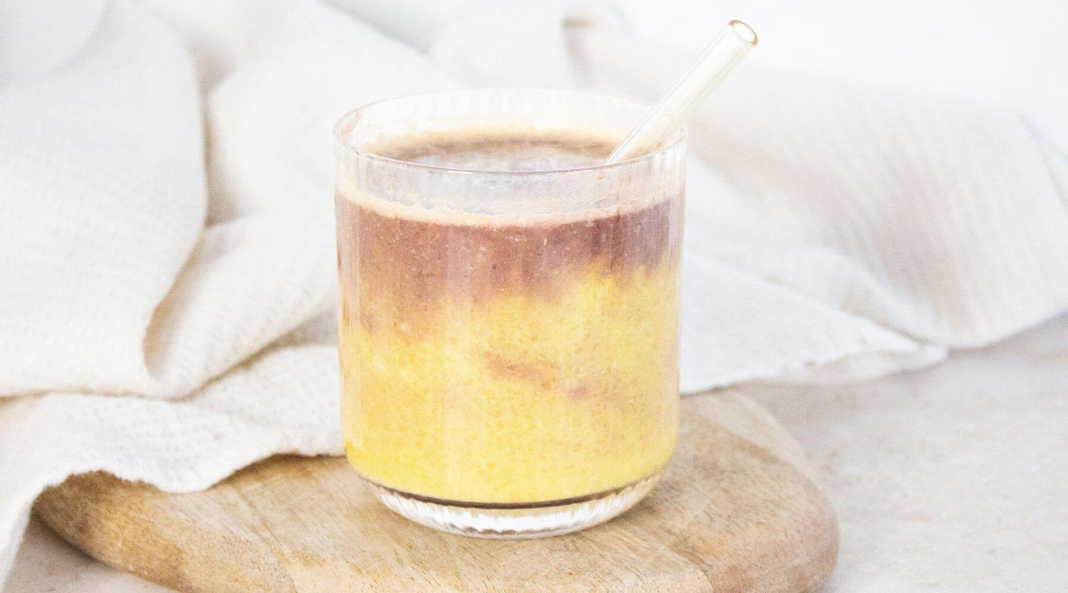 smoothie acai, mangue et curcuma