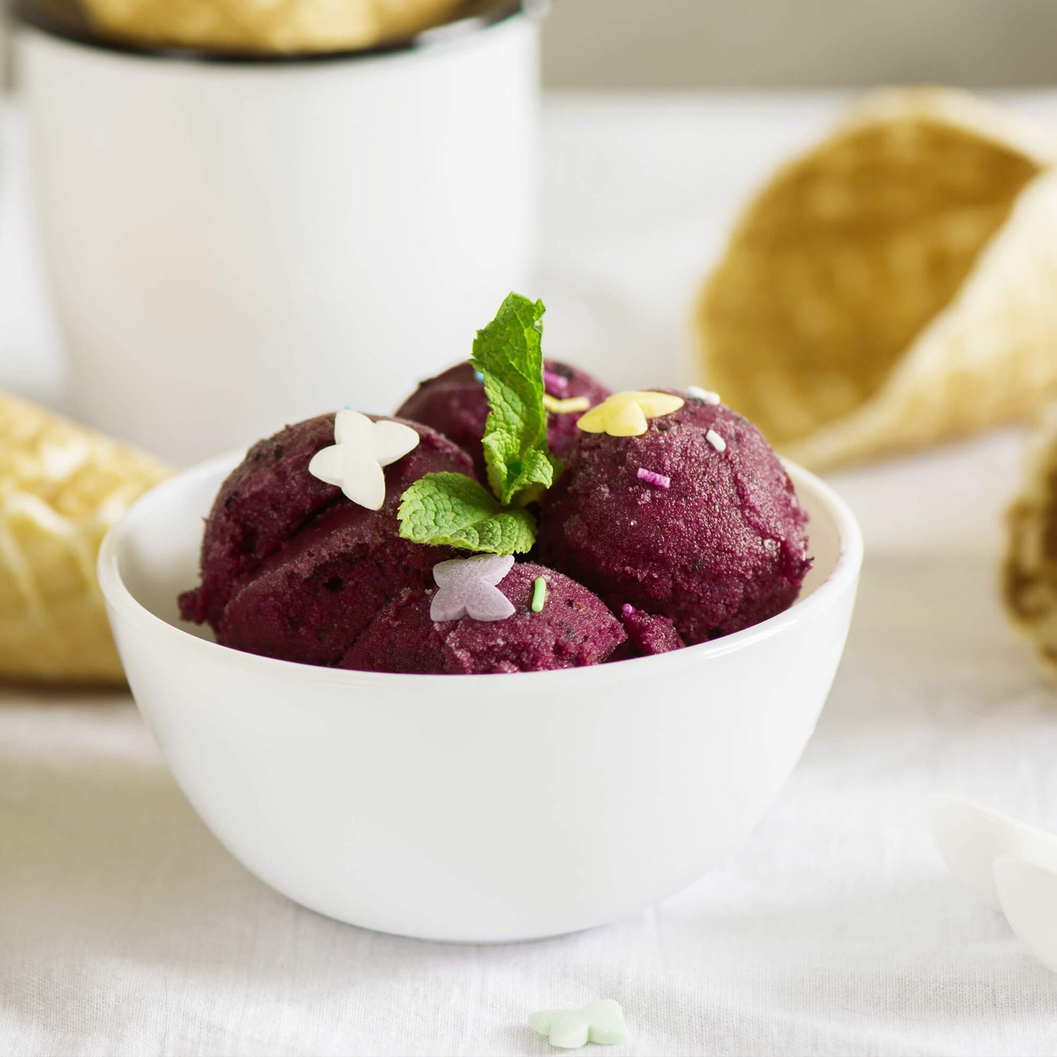 Acai guarana sorbet