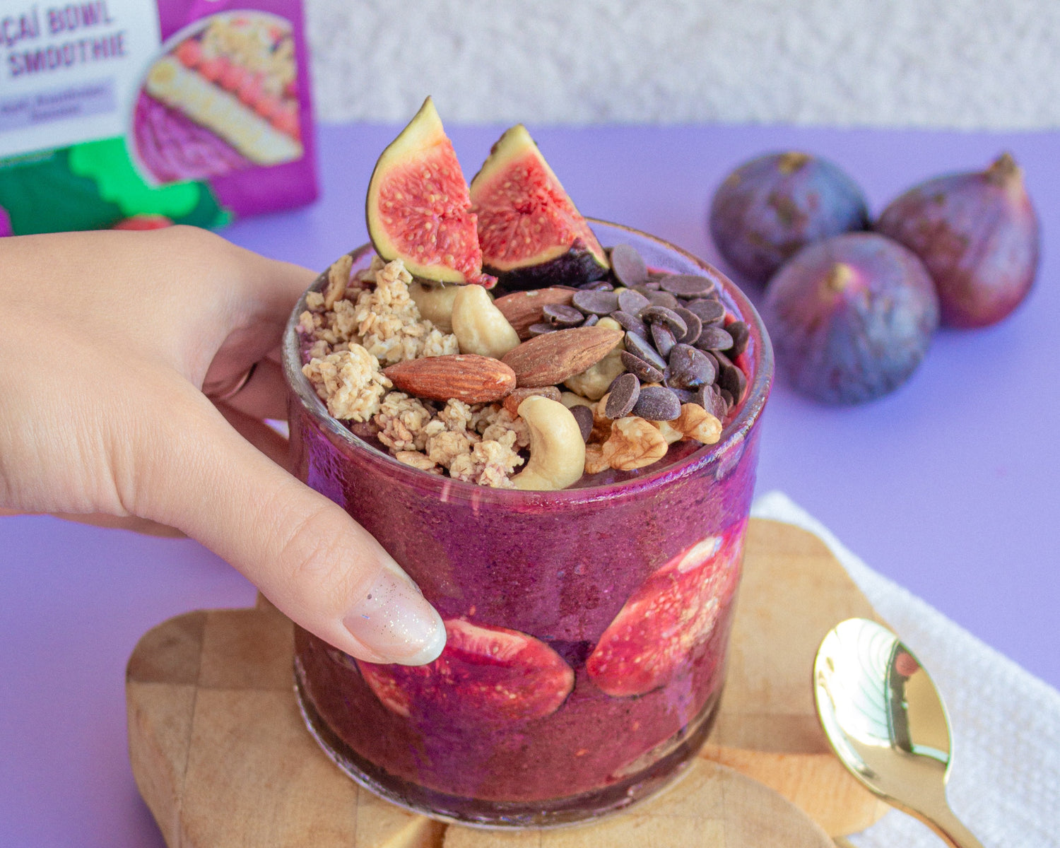 Acai bowl aux figues et chocolat noir : Une recette gourmande