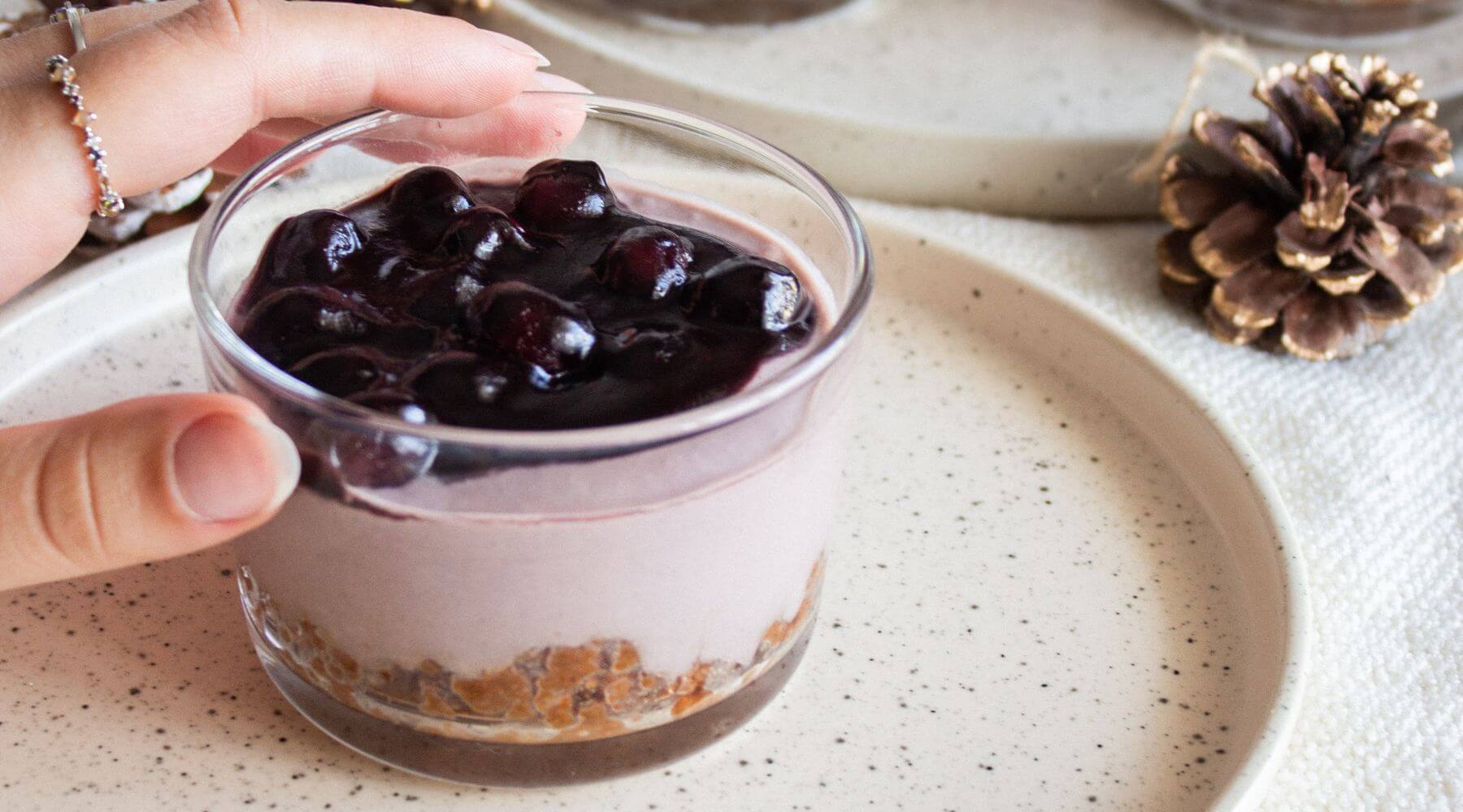 Cheesecake de Noël à l’acai 