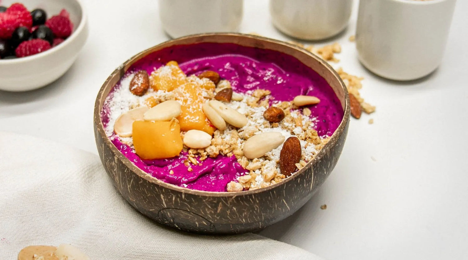 smoothie bowl au fruit du dragon