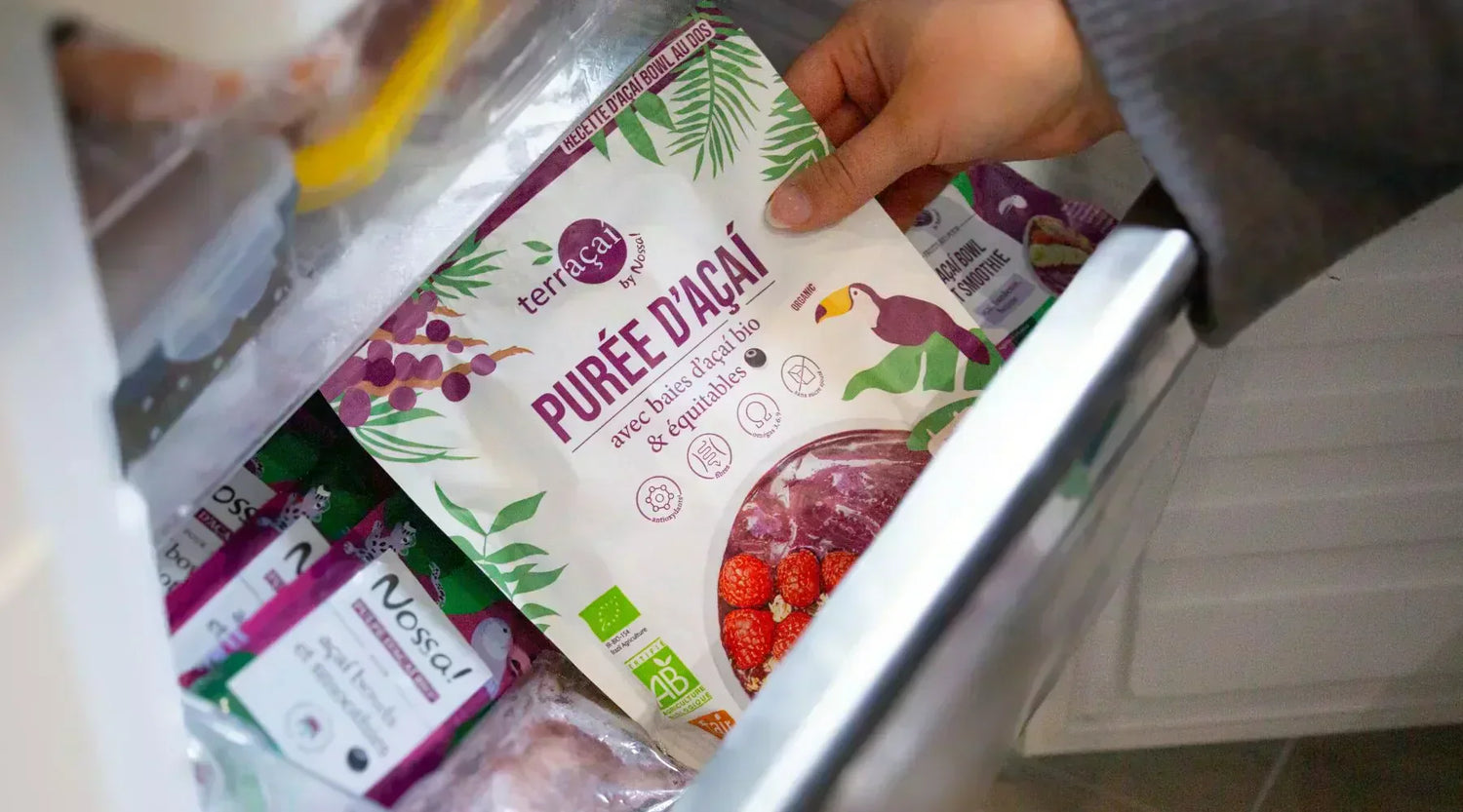 ¿Por qué se congela el açaí?