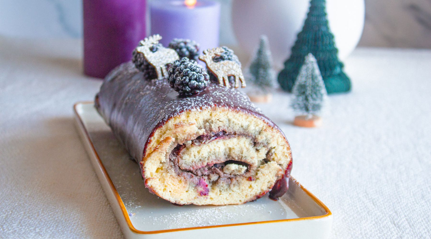 Bûche de Noël à l'acai Nossa!