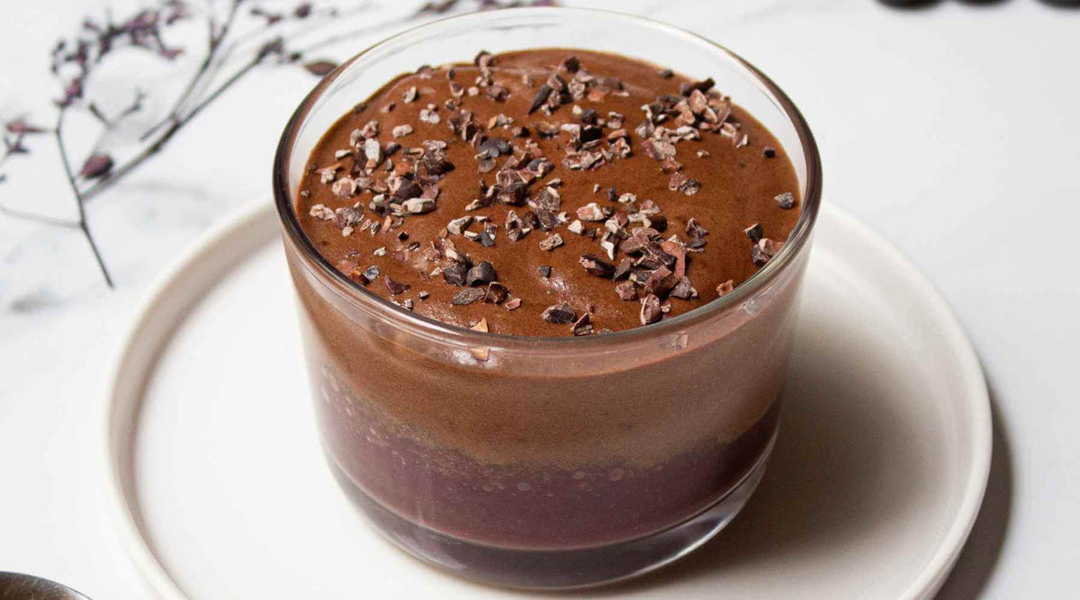 Verrine mousse choco-acai : la recette du chef Matthieu Payet-Godel